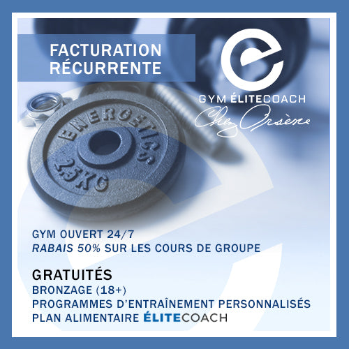 (Régulier) Gym Élite Coach Chez Arsène